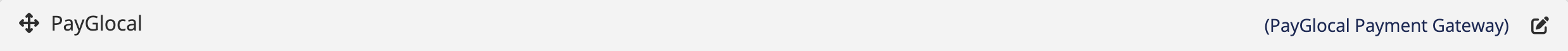 PayGlocal in the WHMCS payment gateways list