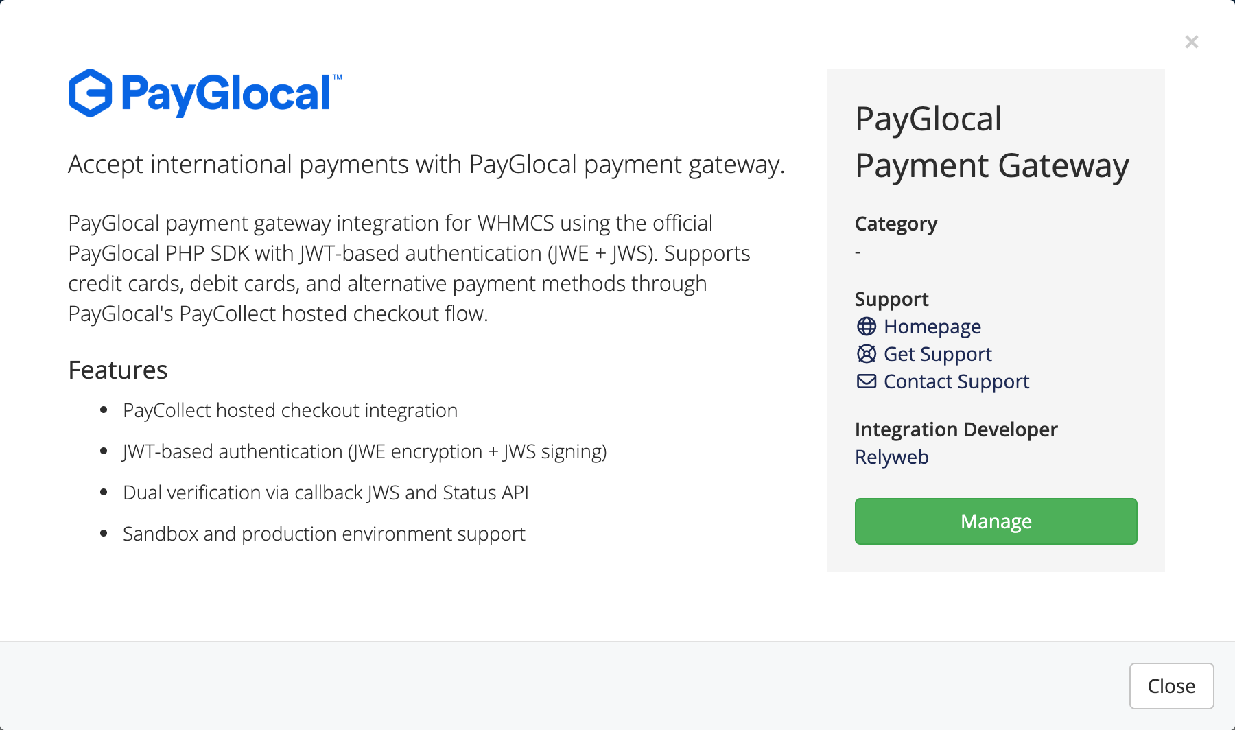 Activating PayGlocal from Apps & Integrations